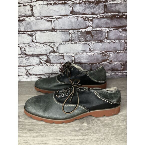 Sperry Top Sider Gray Black Leather Oxfords Lace Up Shoes Men’s Sz 11.5M US/45EU main image 6